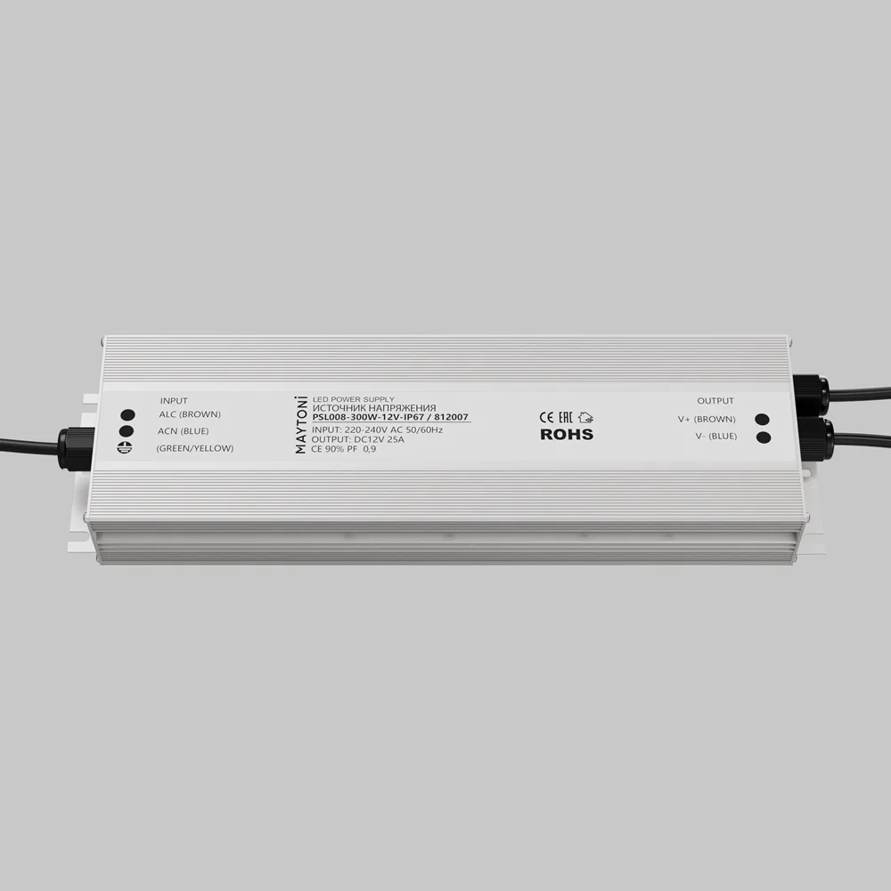 Источник напряжения PSL008 12В 300Вт IP67 812007
