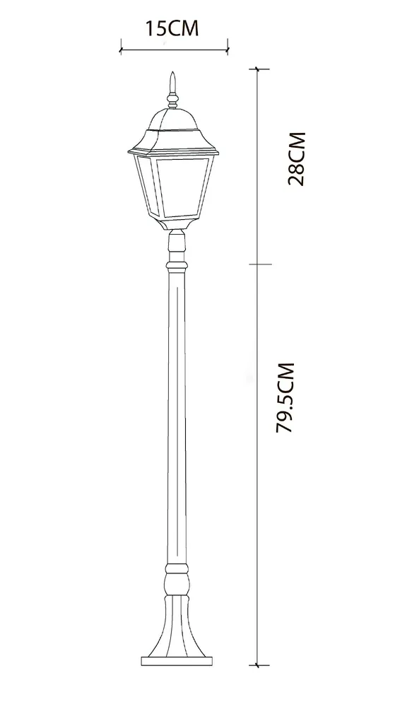 Парковый светильник Arte Lamp BREMEN