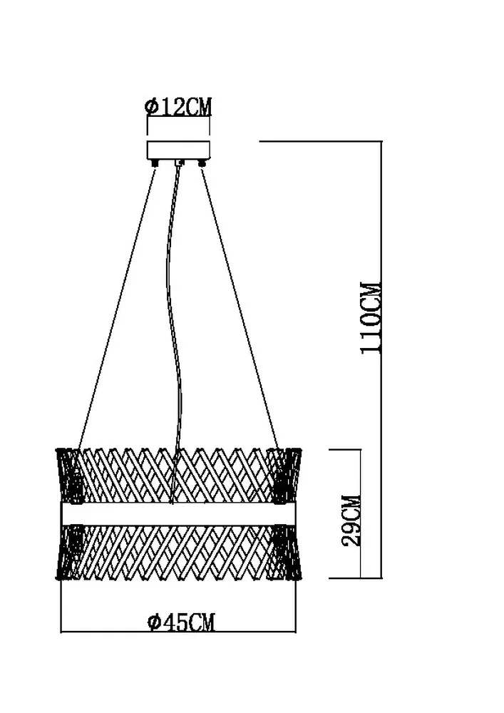 Подвесная люстра Arte Lamp ACAPULCO
