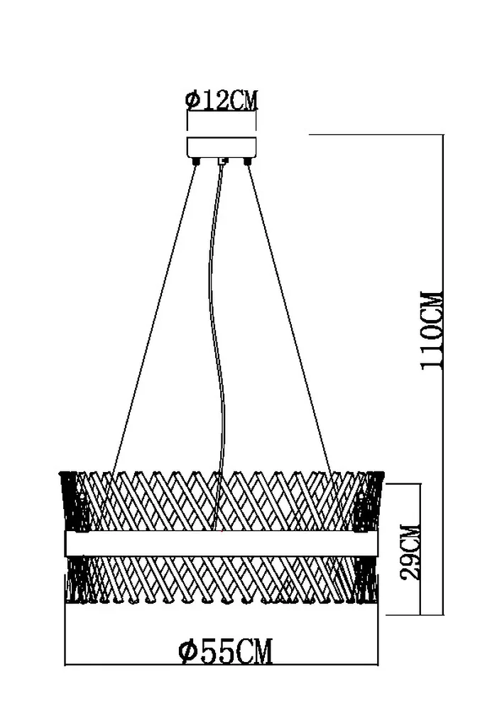 Подвесная люстра Arte Lamp ACAPULCO
