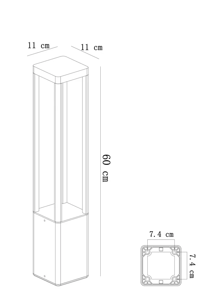 Ландшафтный светильник Arte Lamp PHERKAD