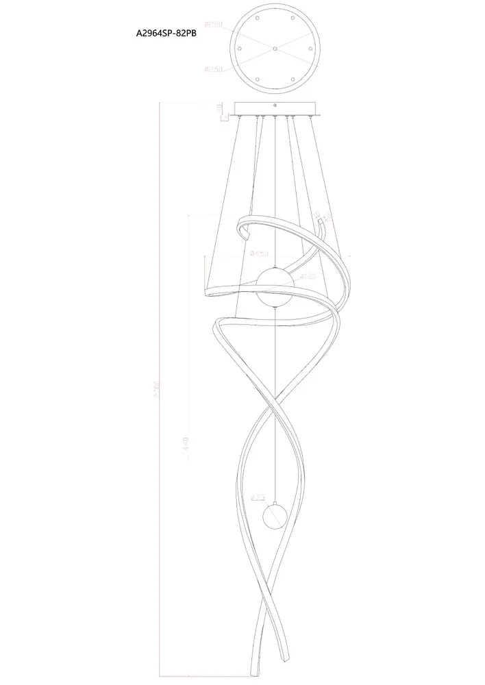 Подвесная люстра Arte Lamp EUPHORIA