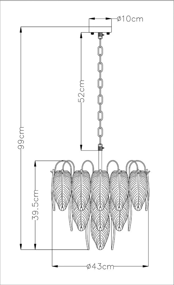Подвесная люстра Arte Lamp EVIE