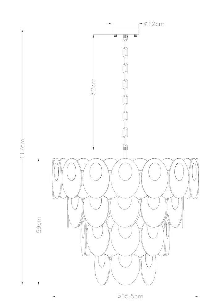 Подвесная люстра Arte Lamp ROSABELLA