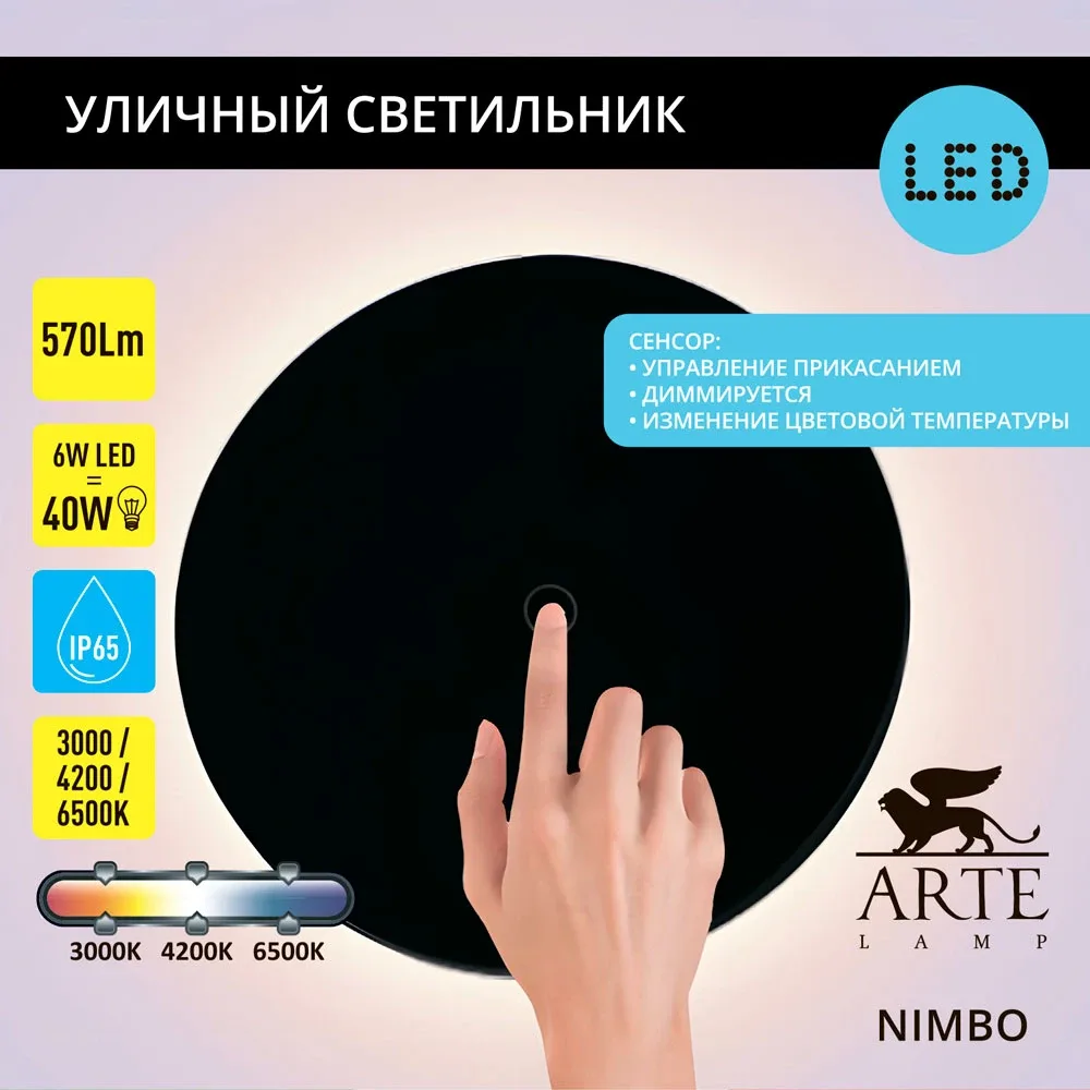 Фасадный светильник Arte Lamp NIMBO
