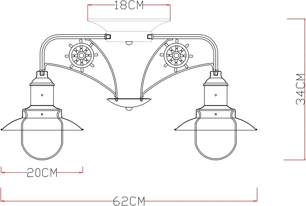Потолочная люстра Arte Lamp SAILOR