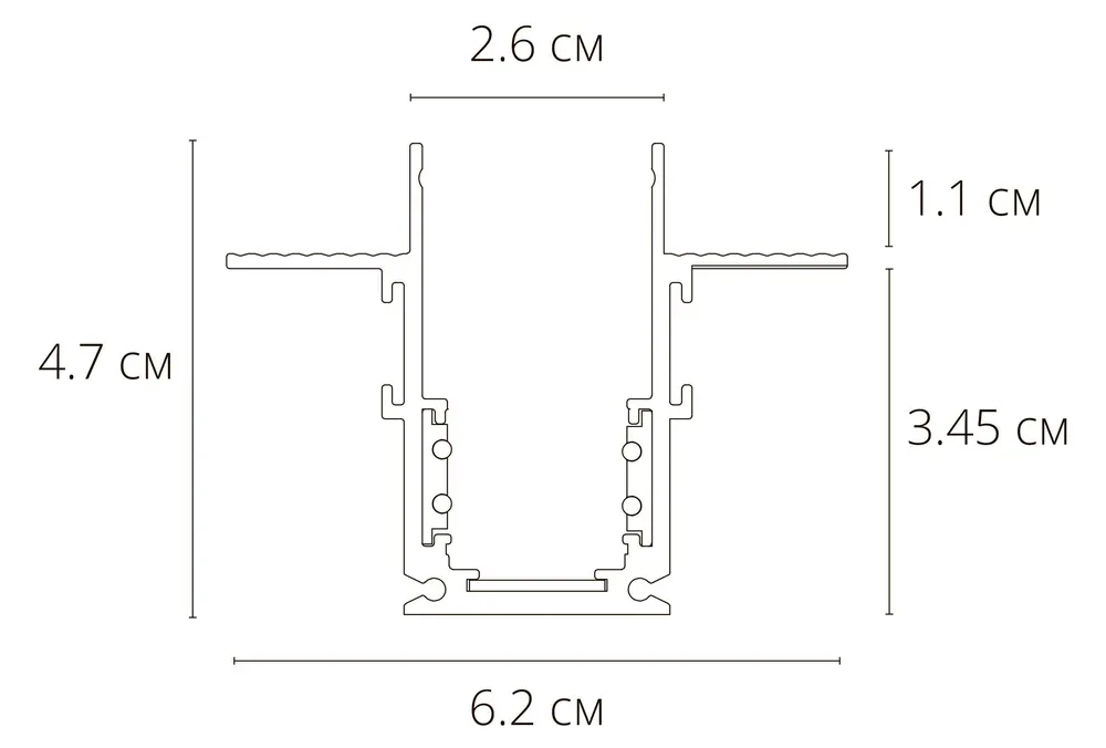 Магнитный шинопровод Arte Lamp LINEA-ACCESSORIES