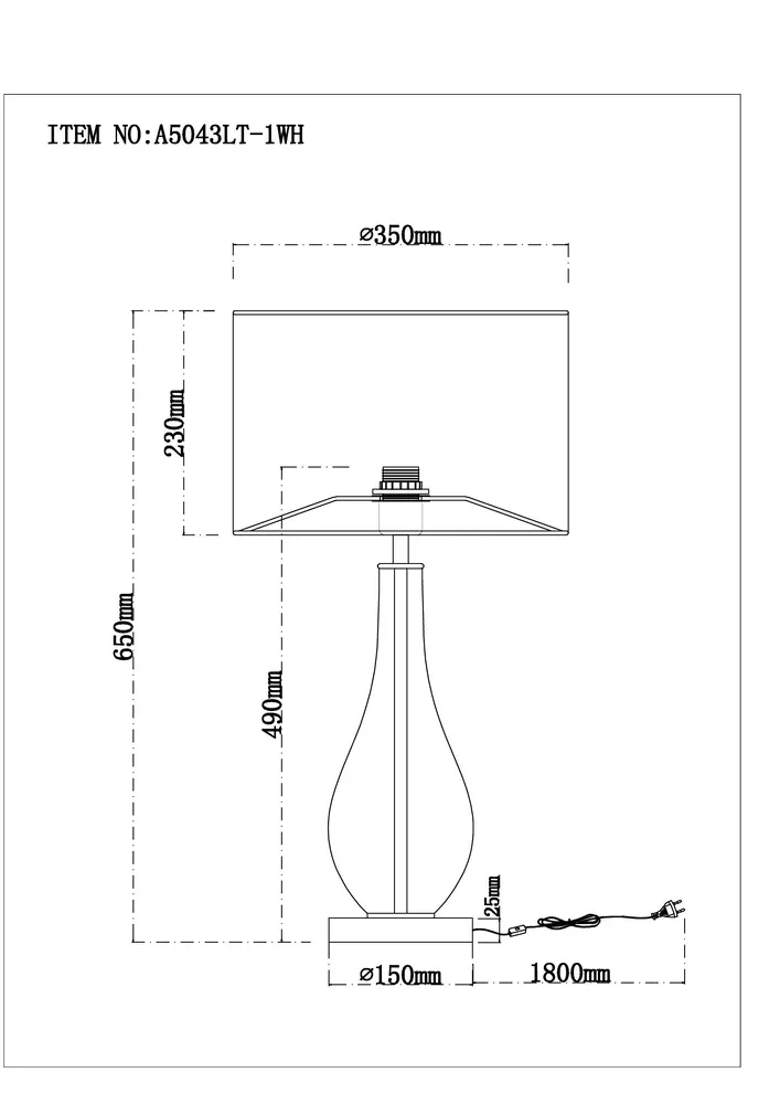 Декоративная настольная лампа Arte Lamp NAOS