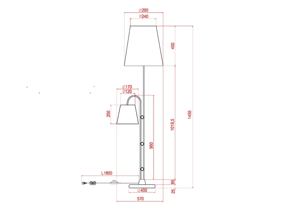 Торшер Arte Lamp ALEA