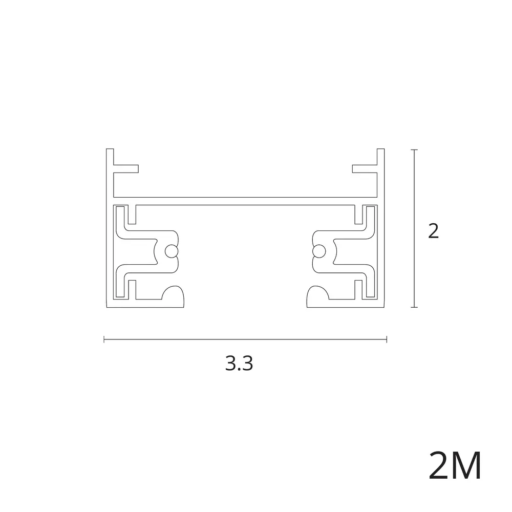Шинопровод Arte Lamp TRACK ACCESSORIES
