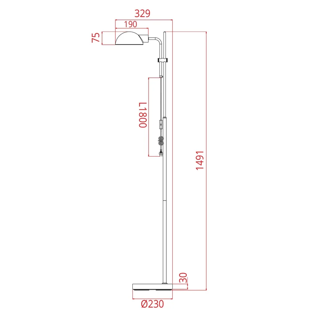 Торшер Arte Lamp ZETTA