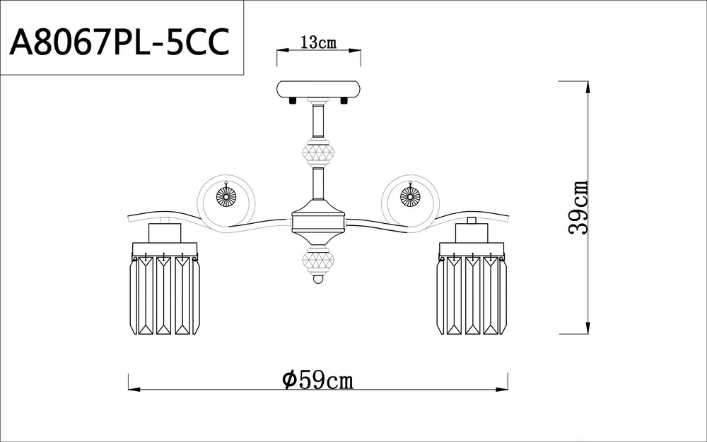 Потолочная люстра Arte Lamp SOPHIE