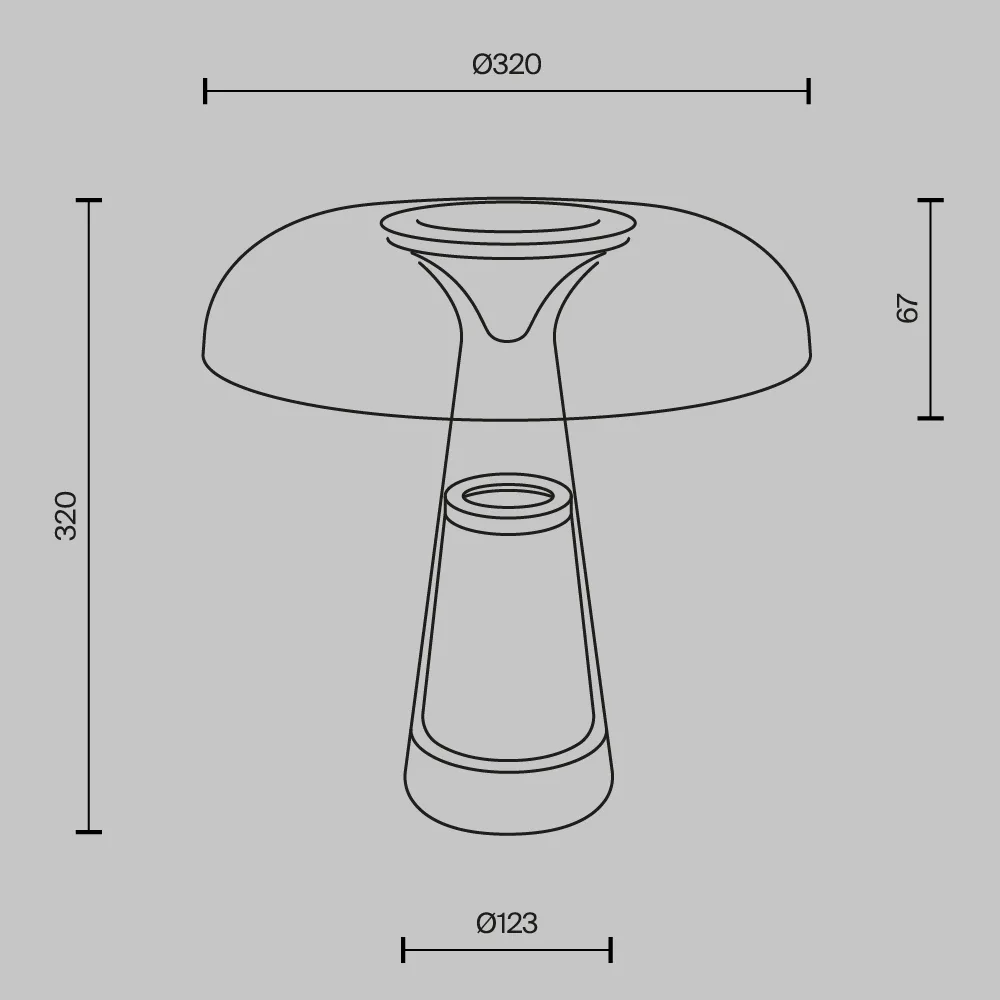 Настольный светильник Артефакт / Artefact 2700-4000К 8Вт